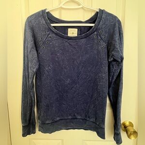 Forever 21 Blue Crew Neck Sweater